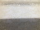 Ivory - Mini 3D Flower Embroidered Mesh Sequins And Beaded Fabric Sold By The Yard
