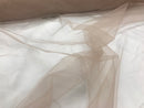 Power Mesh Fabric By The Yard - Blush - Nylon Lycra Spandex 2 Way Stretch Apparel Fabric  58"/60"