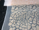 Leopard Sequins Fabric - Light Peach - Animal Print Shiny Sequins Design 2 Way Stretch 10 Yards
