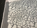 Leopard Sequins Fabric - White - Animal Print Shiny Sequins Design 2 Way Stretch Sold By The Yard