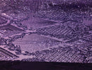 4 Way Stretch Lilac Geometric Design Sequins On Mesh Beautiful Fashion Fabrics Sold By Yard