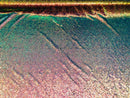 Mini Glitz Sequins - Iridescent Rainbow -  Stretch Shiny Sequins Mesh Fabric Sold By The Yard