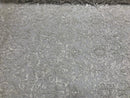 White Beaded Fabric 3D Damask Design Embroidered 3D Pattern Design Fabric on Mesh Sold By The Yard
