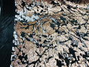 Reversible Velvet Sequins - Rose Gold / White - 2 Way Stretch Shiny Sequins Fabric on Black Velvet