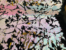Reversible Velvet Sequins - Unicorn / Gold - 2 Way Stretch Shiny Sequins Fabric on Black Velvet