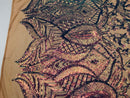 Iridescent Lavender Sequin - 4 Way Stretch Embroidered Royalty Sequins Fancy Design Fabric By Yard