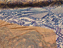 Holographic Sequins - Purple - 4 Way Stretch Glam Shine Iridescent Color Sequins Fabric