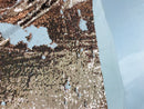 Two Tone Reversible - Champagne / White - 2 Way Stretch Iridescent Shiny Sequins Fabric By The Yard