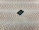 Sequins in Lines - White / Nude Mesh - Iridescent 4 Way Stretch Two Tone Color Design Sequins Fabric