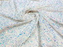 Velvet Stretch Sequins - 2 Way Stretch Sequins on Velvet Fabric 58/60” - Pick Color - 30 Yard Roll