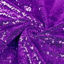 Mini Glitz Sequins - Shiny Sequins Embroidered on Mesh Fabric - Pick Color - 30 Yard Roll