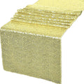 12" Sequins Table Runner - High Quality Shiny Sequin Fabric Table Runners (Pick Color & Size)