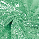 Mini Glitz Sequins - Shiny Sequins Embroidered on Mesh Fabric - Pick Color - 30 Yard Roll