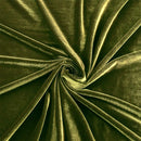 Stretch Velvet Fabric - 60''  Stretch Velvet Solid Fabric for Apparel, Craft, Sewing - 20 Yard Roll