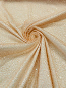 3D Beaded Lace Fabric - Peach - Heavy Embroidery Handmade Lace, Beaded Fabric By Yard