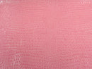 Alligator Embossed Vinyl Leather Fabric - Different Colors - Sold By The Yard