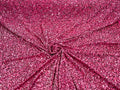 Velvet Stretch Sequins - 2 Way Stretch Sequins on Velvet Fabric 58/60” - Pick Color - 30 Yard Roll