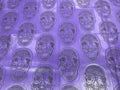 Big Skull Vinyl Fabric - Upholstery Faux Leather - Different Colors Sold By Yard