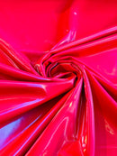 Latex Shiny Vinyl - 4 Way Stretch Milliskin Vinyl Spandex Latex Fabric Sold by Yard (Pick A Color)