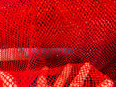 Fish Net Spandex Rhinestone Fabric - Spandex Fish Net Rhinestones Fabric - 15 Yard Roll