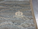 4 Way Stretch - Silver  - Horizontal Line Design Sequins On Stretch Mesh By The Yard