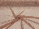 Fish Net Spandex Rhinestone Fabric - Solid Spandex Fish Net Rhinestones Fabric Sold by Yard