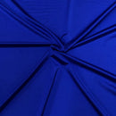 58" Shiny Milliskin Fabric - Royal Blue - 4 Way Stretch Milliskin Shiny Fabric by The Yard (Pick a Size)