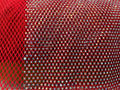 Iridescent Rhinestones Fabric On Stretch Net Fabric, Fish Net with Crystal Stones by yard