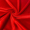Velvet Stretch Fabric - Red - Spandex Stretch Velvet Fabric 60'' Wide Sold By Yard