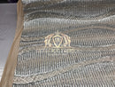 4 Way Stretch - Silver  - Horizontal Line Design Sequins On Stretch Mesh By The Yard