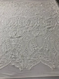 Royalty Sequin Fabric -  4 Way Stretch Royalty Mermaid Design - Pick Color - 25 Yards Roll