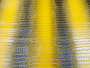 Crocodile Faux Leather Vinyl - 3D Scales Vinyl Crocodile Fabric - Different Colors - Sold By Yard
