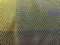 Iridescent Rhinestones Fabric On Stretch Net Fabric, Fish Net with Crystal Stones by yard