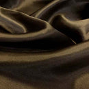 Stretch 60" Charmeuse Satin Fabric - BROWN - Super Soft Silky Satin Sold By The Yard