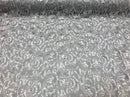 Guipure Lace Fabric - Grey - Embroidered Floral Bridal Lace Guipure Wedding Dress By The Yard
