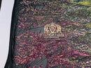 4 Way Stretch - Iridescent Rainbow Triangle Design Sequins Fabric Embroidered Mesh Sold By The Yard
