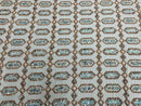 Geometric Stretch Sequin - Multi-Color Gold - Fancy Gem Design on Mesh By Yard