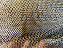 Fish Net Spandex Rhinestone Fabric - Spandex Fish Net Rhinestones Fabric - 15 Yard Roll
