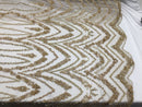 Skin Beaded Fbric By The Yard Embroidered Mesh Bridal Veil Beaded & Sequins Wedding Decorations
