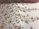 Dusty Rose 3D Floral Design Embroider With Pearls On A Mesh Lace Dresses-Prom-Nightgown 5 Samples
