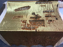 Mermaid Sequins Fabric Reversible 2 Way Stretch Matte Gold-Gold Flip Up Sequins Fabric By The Yard