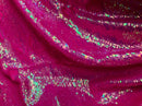 Flip Up Sequins Reversible Neon Hot Pink Shiny-Matte Pink Sequins Fabric Nightgowns-Prom Gown 1 Yard