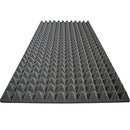 6 Pack 24"X 48"X 2" Pyramid Soundproof Foam Acoustic Panel Absorption Studio Treatment Wall Panel