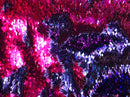 Flip Up Sequins Reversible Purple Shiny-Fuchsia Sequins Fabric Dresses-Nightgowns-Prom Gown By Yard