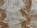 Rose Gold Fringe Sequins - Dangle 4 Way Stretch Fancy Sequins Fabric Sold By The Yard