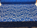 Guipure Lace Fabric Royal Blue - Embroidered Floral Bridal Lace Guipure Wedding Dress By The Yard