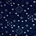 50 Yards Poly Cotton Print Bandana 60 Inch Fabric  - Fabric Bandana Print