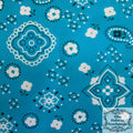 50 Yards Poly Cotton Print Bandana 60 Inch Fabric  - Fabric Bandana Print