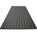 Foam Acoustic Panel Absorption 1 Pack Pyramid 96" X 36" X 2" Studio Wall Sound Proofing-Blocking