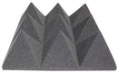 Acoustic Pyramid 4"X 24"X 24" (12 Pack) Studio Foam by Soundproof Acoustical Foam Panels Sound